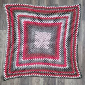 Multicolor Handmade Crochet Blanket